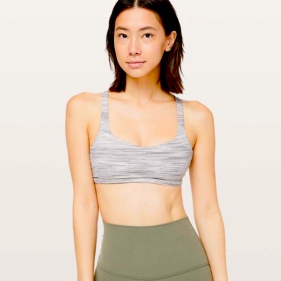 Lululemon Free To Be Zen Bra - Heathered Gray - Picture 1 of 7